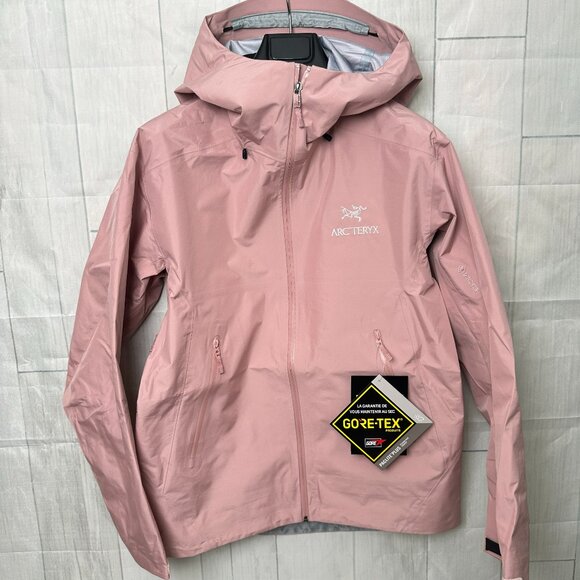 Arc'teryx Beta LT Jacket Women’s Small Pink Gore-Tex Waterproof Shell NWT - Picture 1 of 7